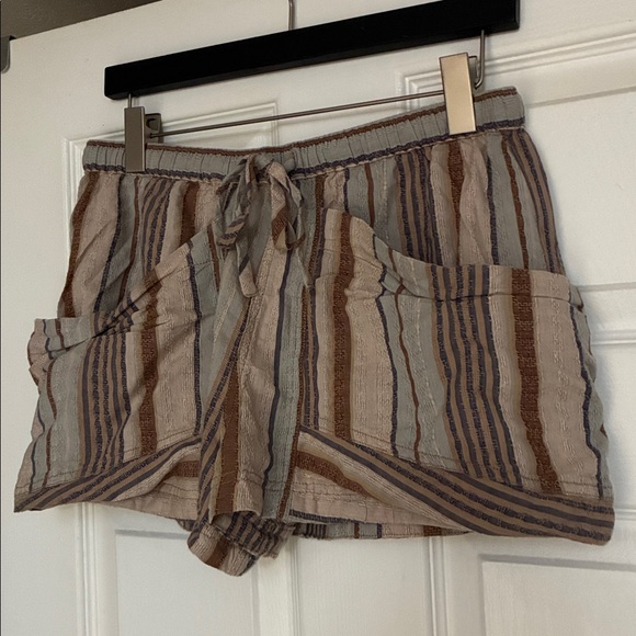 Free People Good Fortune Stripe Shorts - Picture 7 of 8